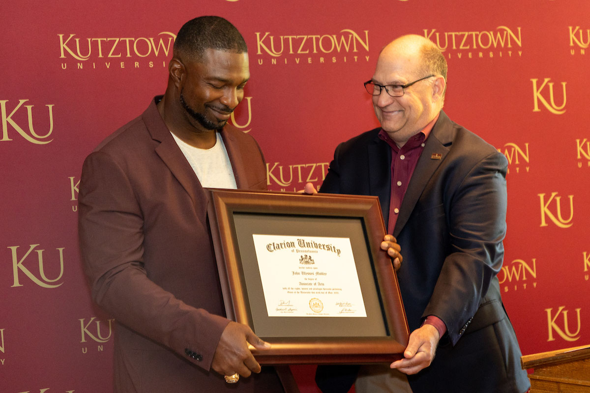 John Mobley - President’s Medal Recipient - Kutztown University
